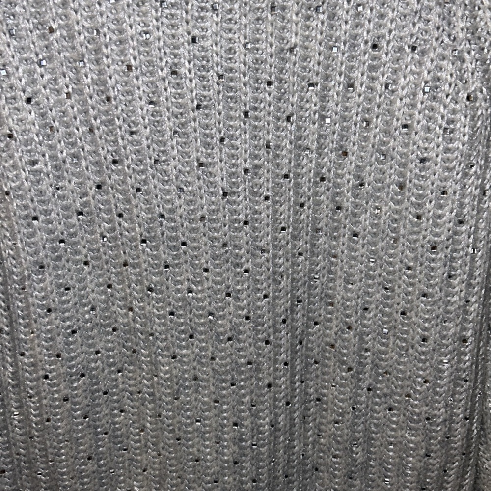 Gray Sweater with Rhinestones - Picture 3 of 4